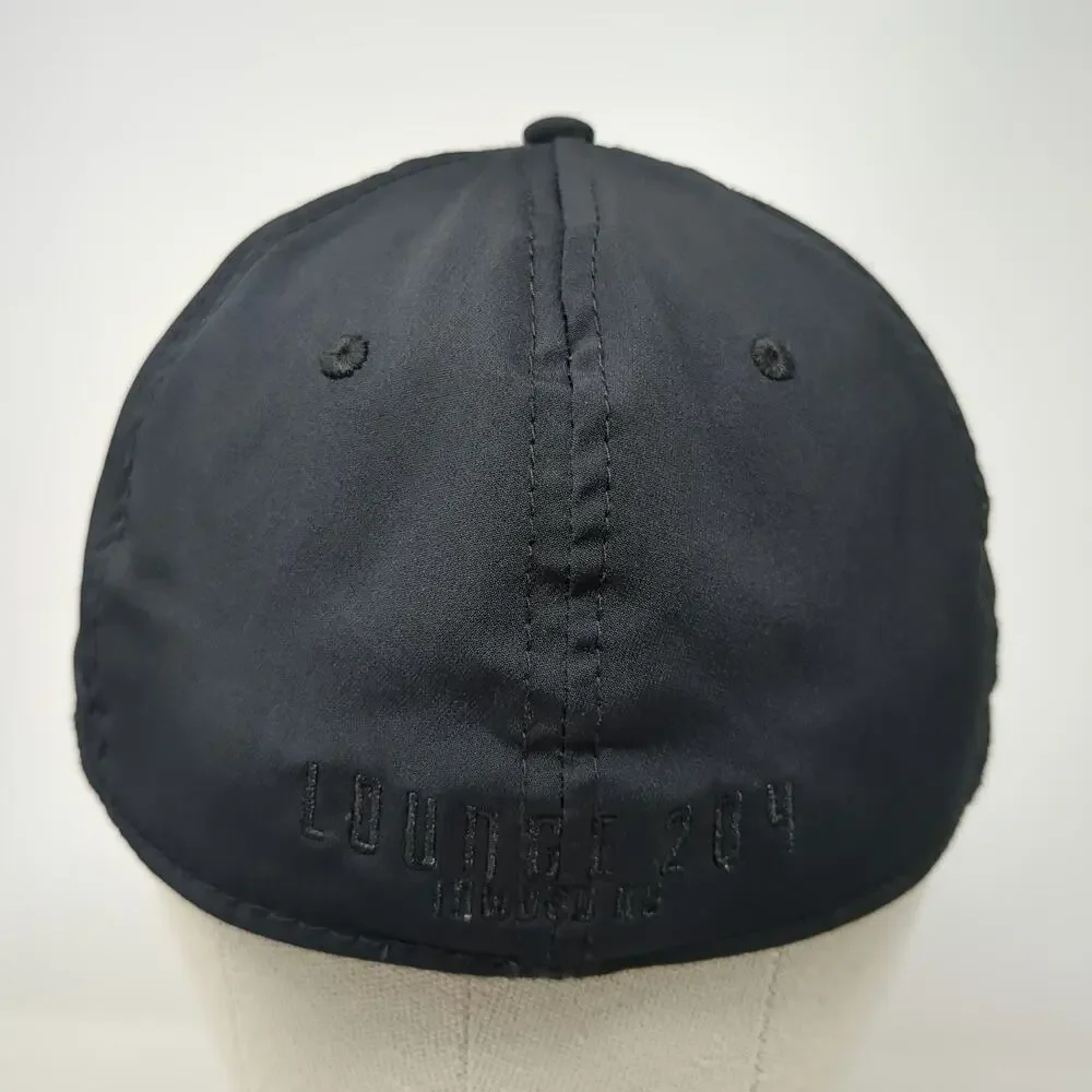 The Game Baseball Cap Black One Size Fitted Rhino Lounge 204 Jackson MS Hat 3D
